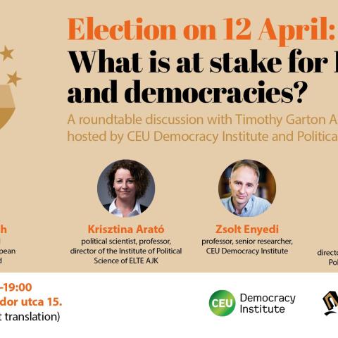 Election on 12 April: What is at stake for Europe and democracies? 