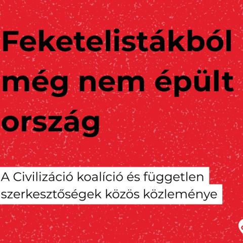 Feketelistákból még nem épült ország