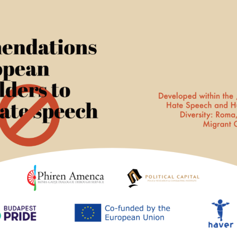Policy recommendations to tackle hate speech 
