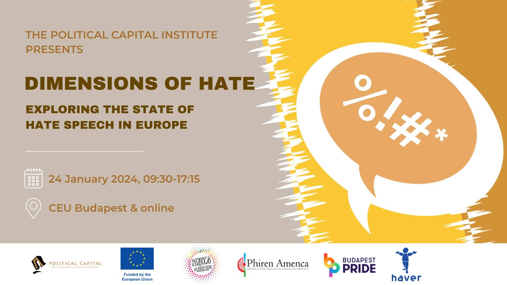Dimensions of Hate – Exploring the State of Hate Speech in Europe