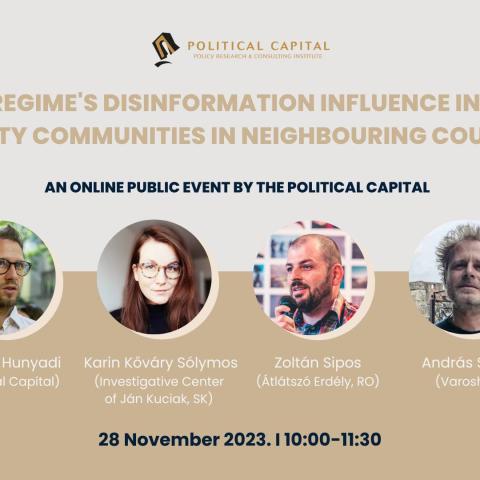 The Orbán regime's disinformation influence in Hungarian minority communities in neighbouring countries