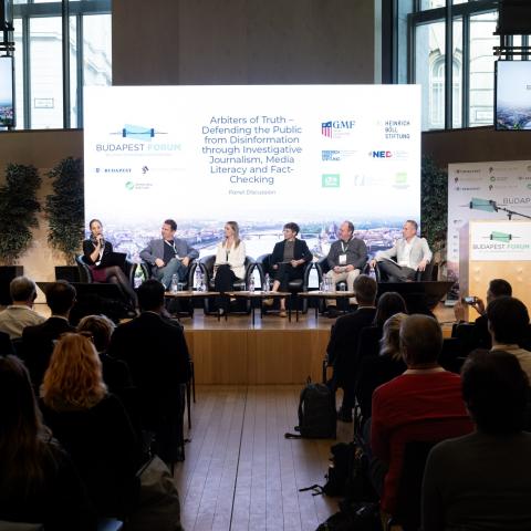 Budapest Forum 2023 - Arbiters of Truth – Defending the Public from Disinformation through Investigative Journalism, Media Literacy and Fact-Checking 