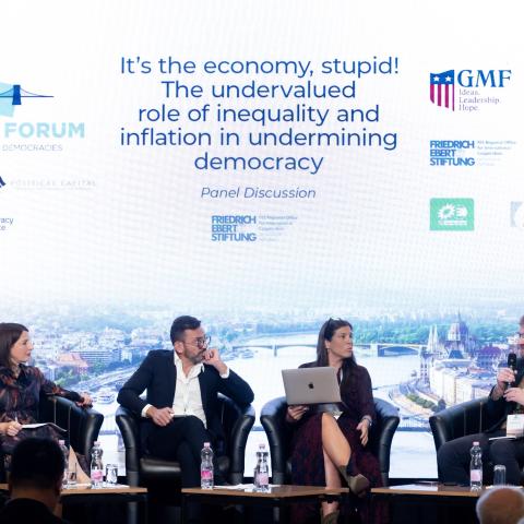 Budapest Forum 2023 - It’s the economy, stupid! The undervalued role of inequalities and inflation in undermining democracy