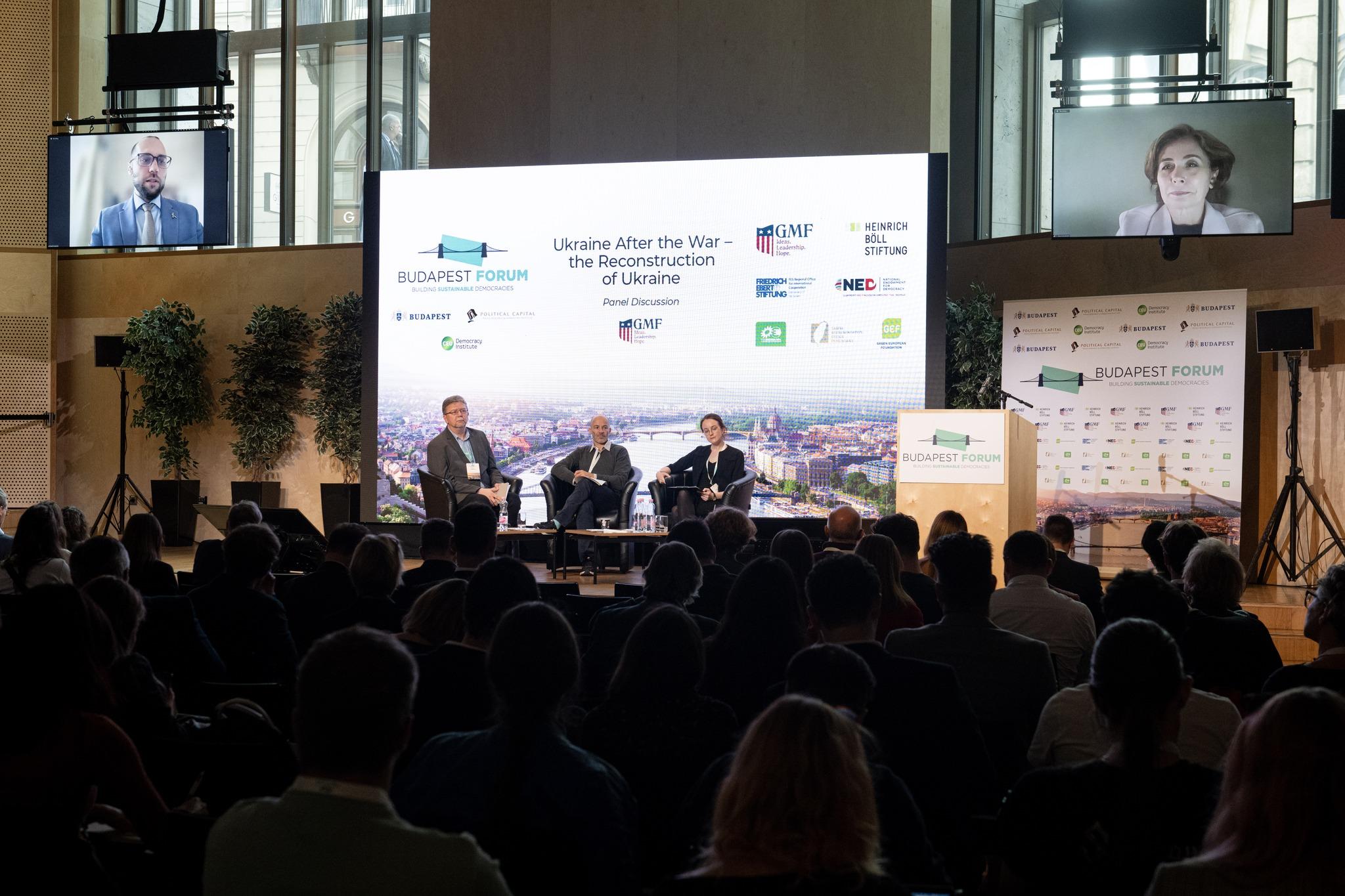 Budapest Forum 2023 - Ukraine After the War – the Reconstruction of Ukraine 