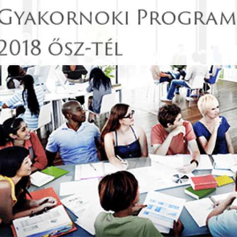 Gyakornoki program 2018. ősz-tél