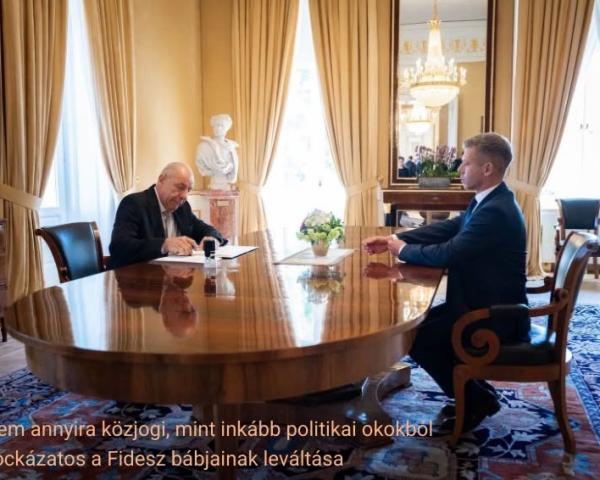 Nem annyira közjogi, mint inkább politikai okokból kockázatos a Fidesz bábjainak leváltása